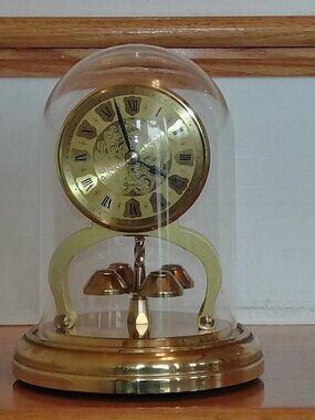 SCHATZ Brass Dome Anniversary Clock GOOD CONDITION!
